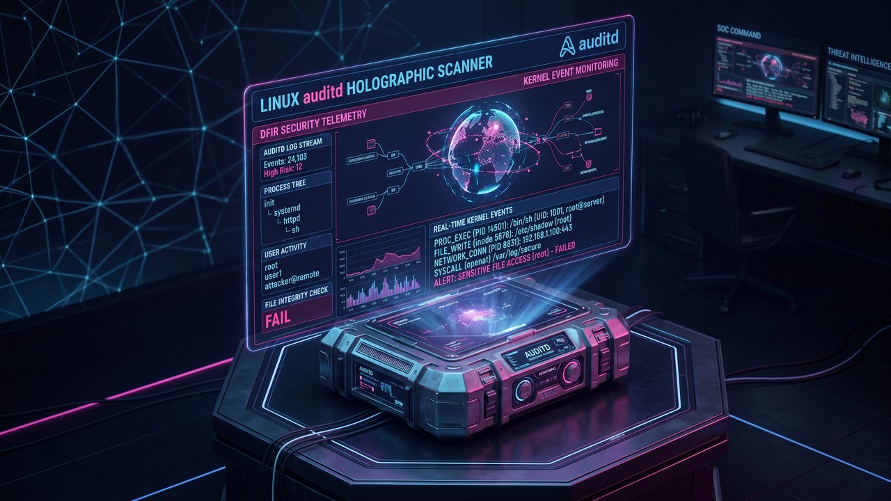 Linux Auditd Blueprint: Real-Time Kernel Event Tracking & Security Auditing