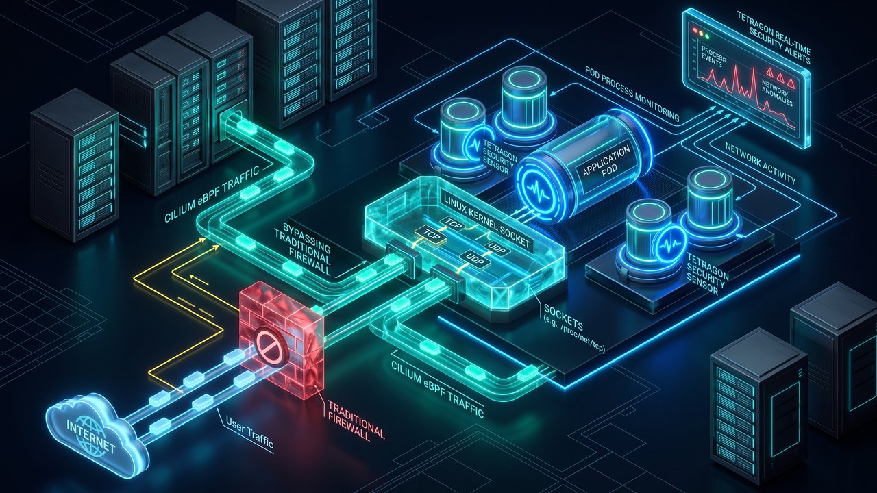 Cilium eBPF & Tetragon: Cloud-Native Runtime Security & Network Enforcement