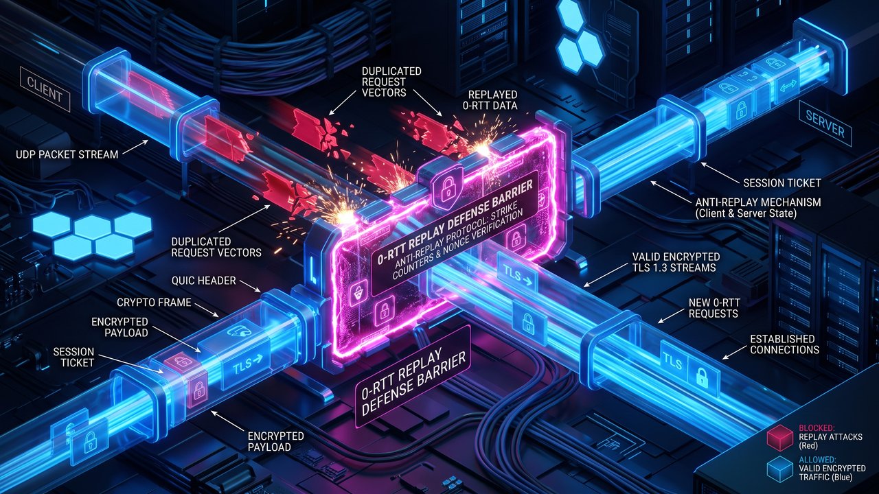 HTTP/3 & QUIC Protocol Security Hardening: Mitigating 0-RTT Replay Attacks