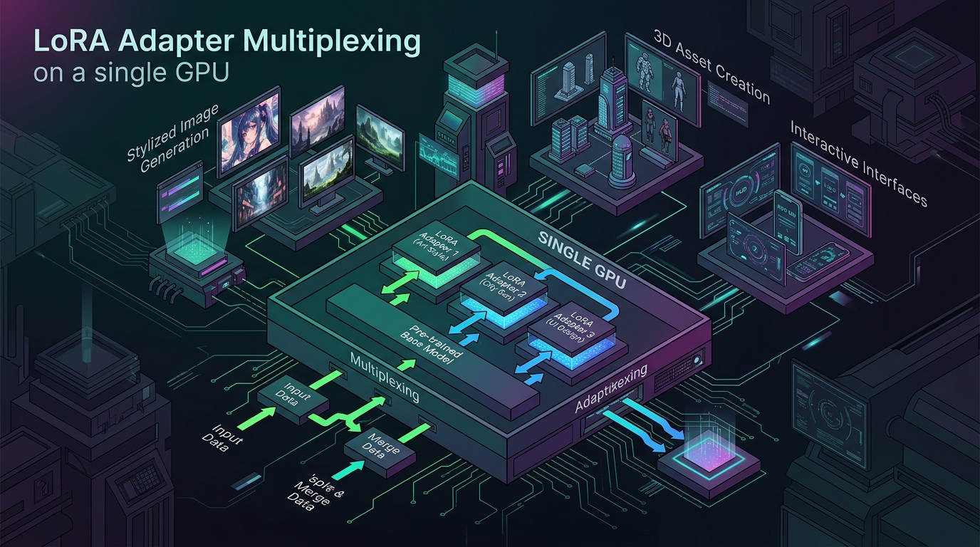 S-LoRA: Multiplexing Thousands of Fine-Tuned Adapters on a Single GPU