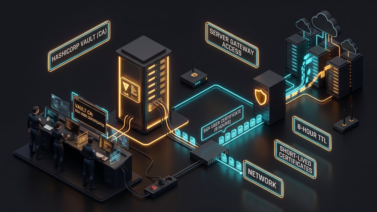 Short-Lived SSH Certificate Authentication with HashiCorp Vault CA